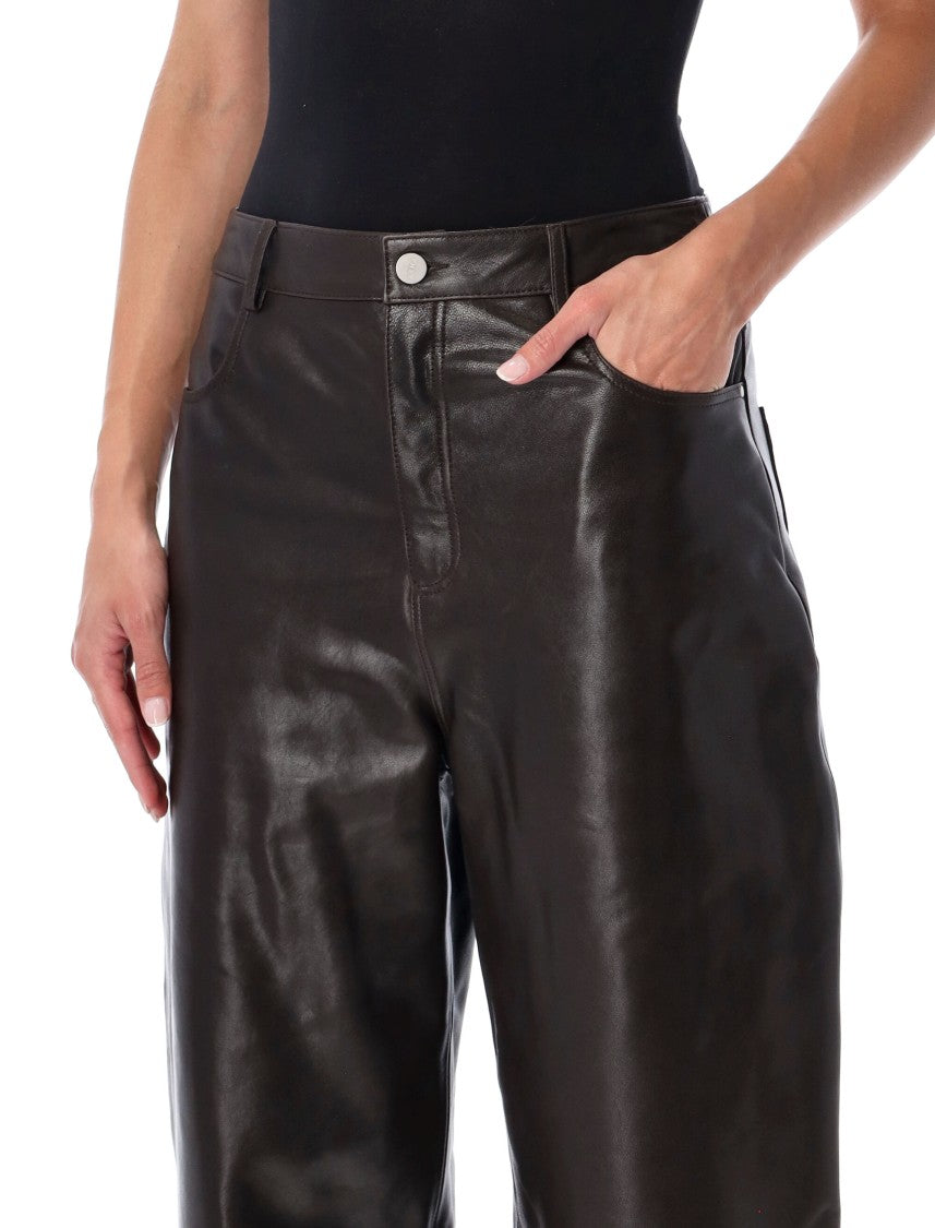 Arma Ece Lambskin Leather Barrel Pants