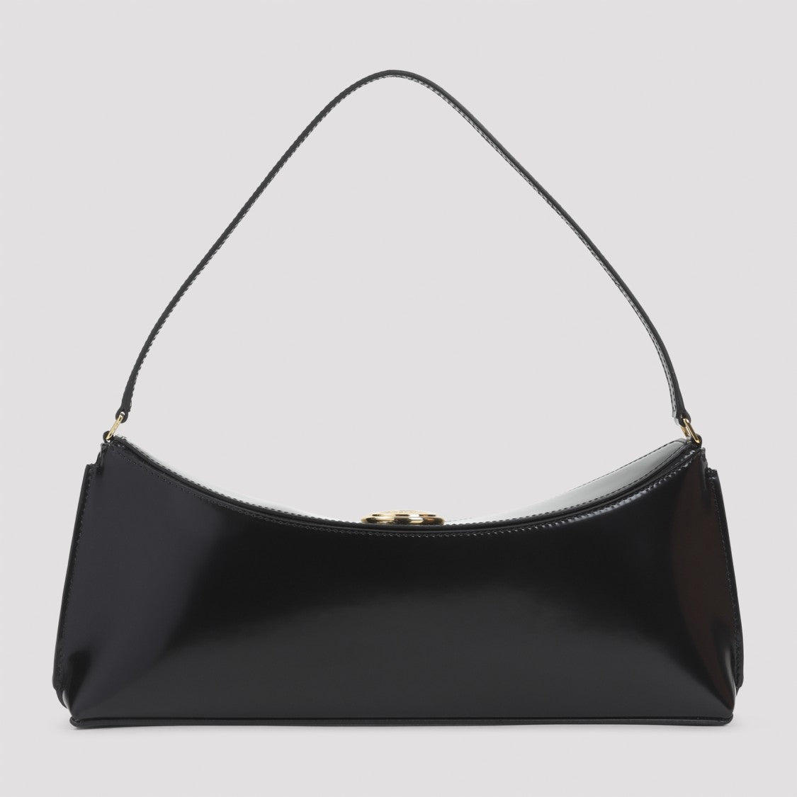Jacquemus Sculptural Black Leather Handbag