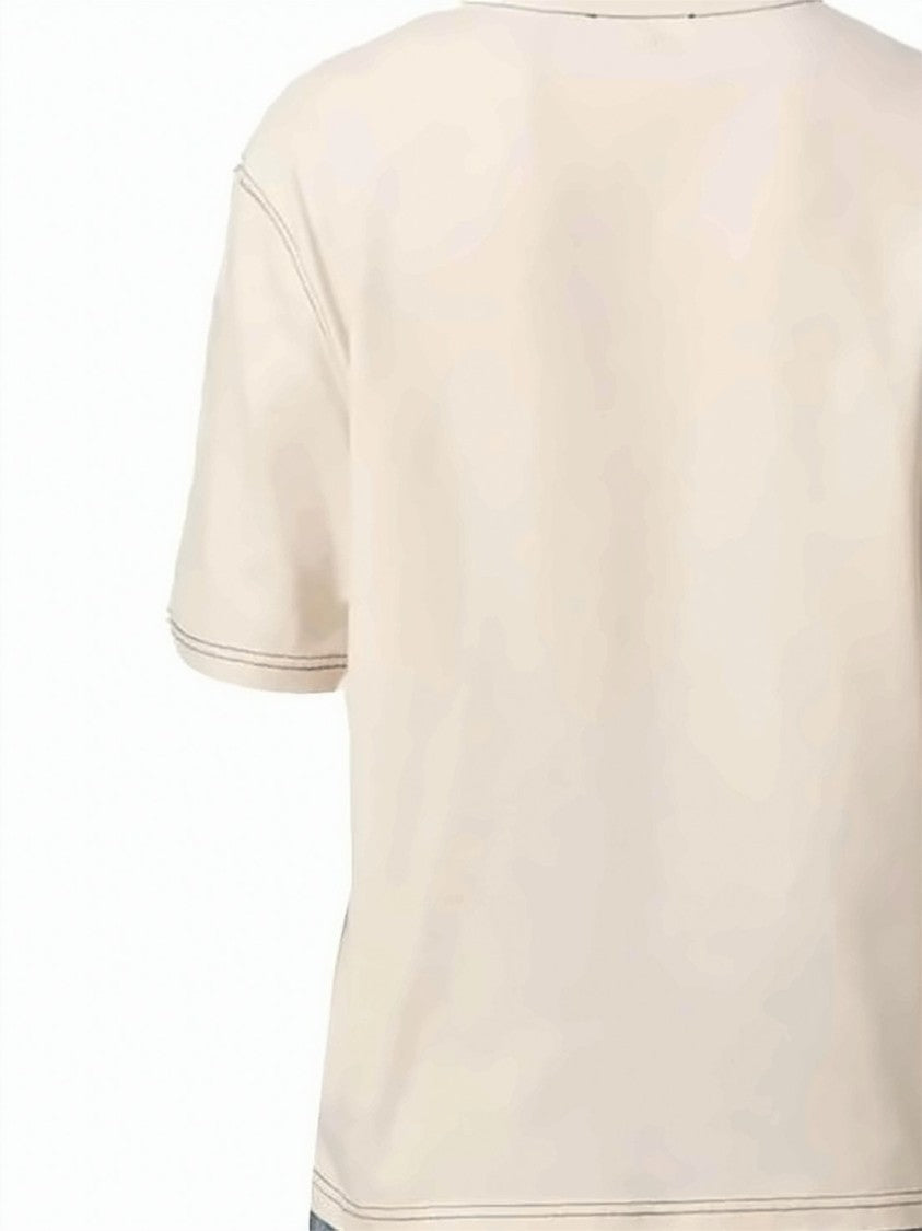 Ami Paris Short-Sleeved Crew Neck T-Shirt