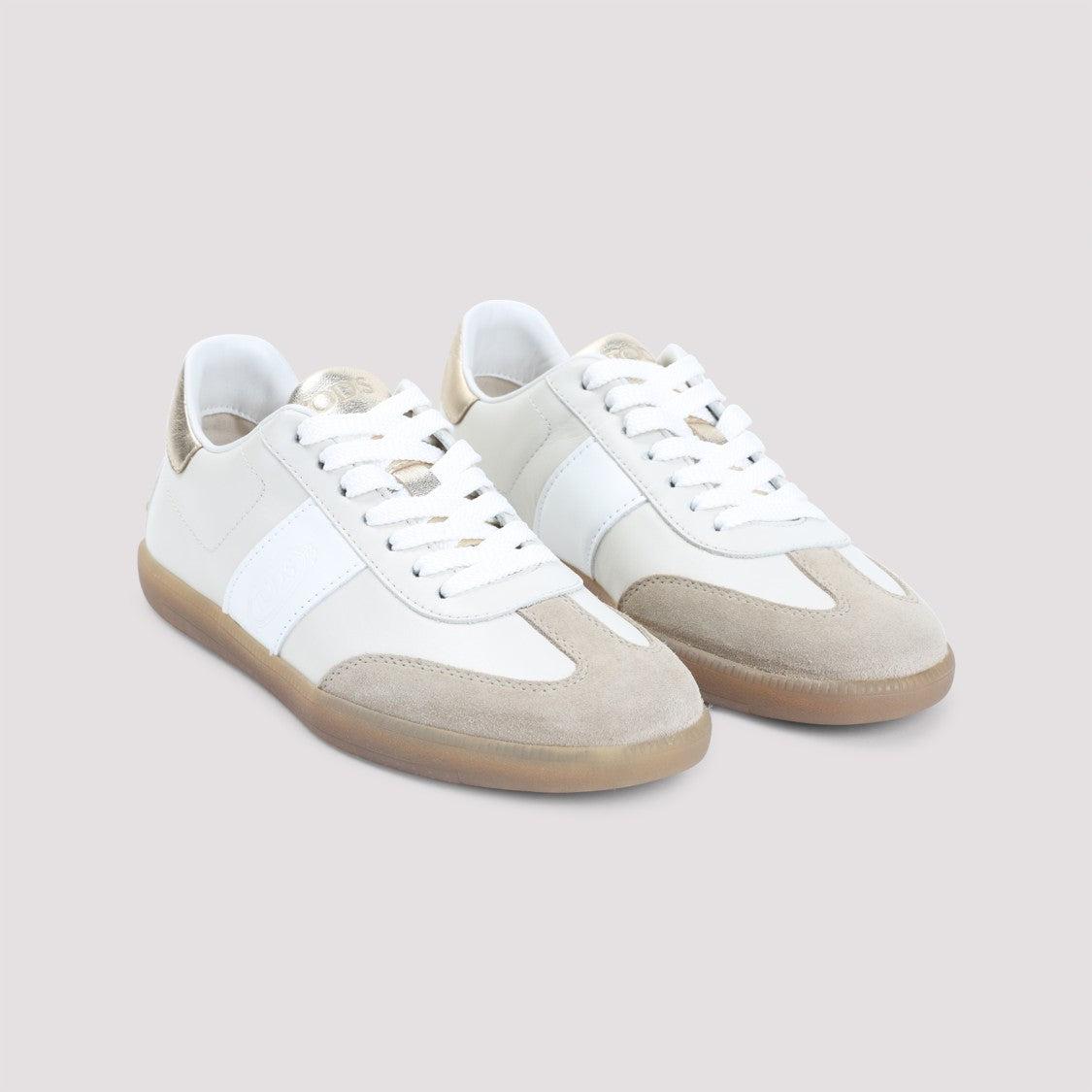 Tod's Leather And Suede Accented Sneakersdetails