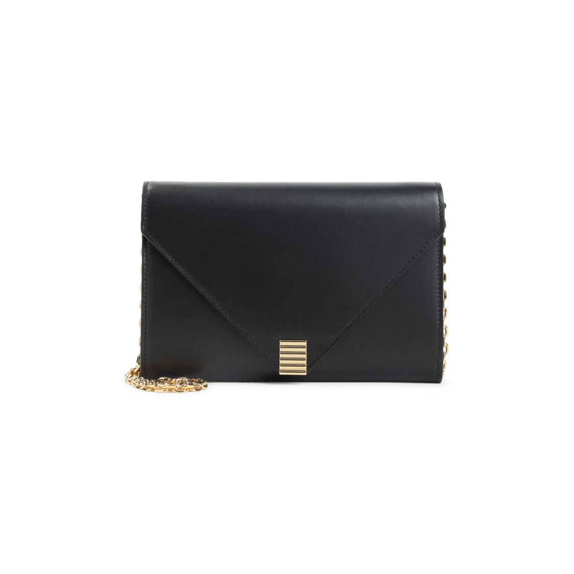 Lanvin Concerto Arpège Black Leather Chain Wallet