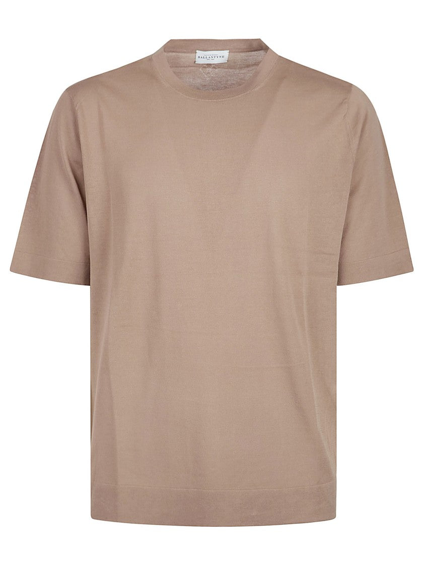 Ballantyne Plain Short Sleeve Cotton T-Shirt