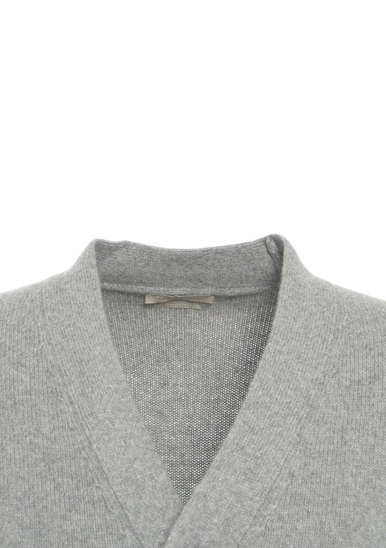 Daniele Fiesoli Classic V-Neck Cashmere Cardigan