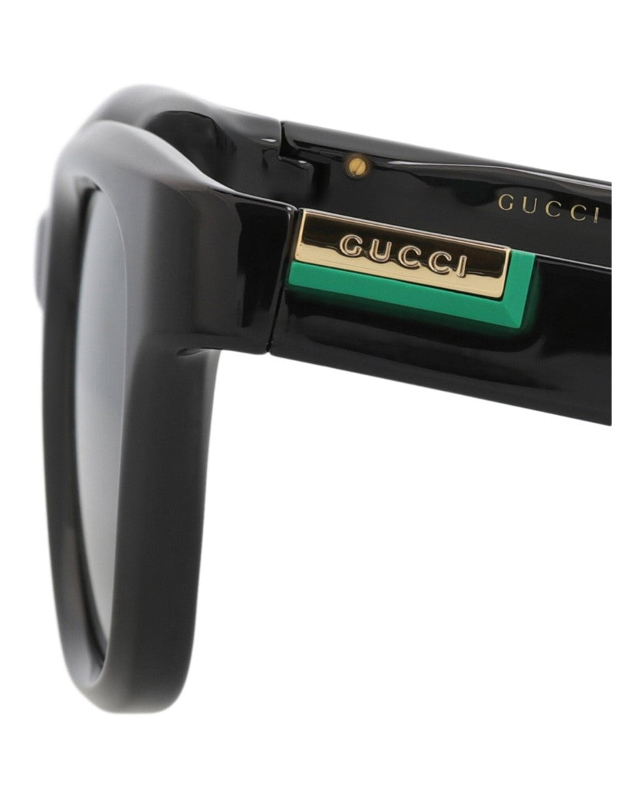 Gucci Square-Frame Injection Sunglasses