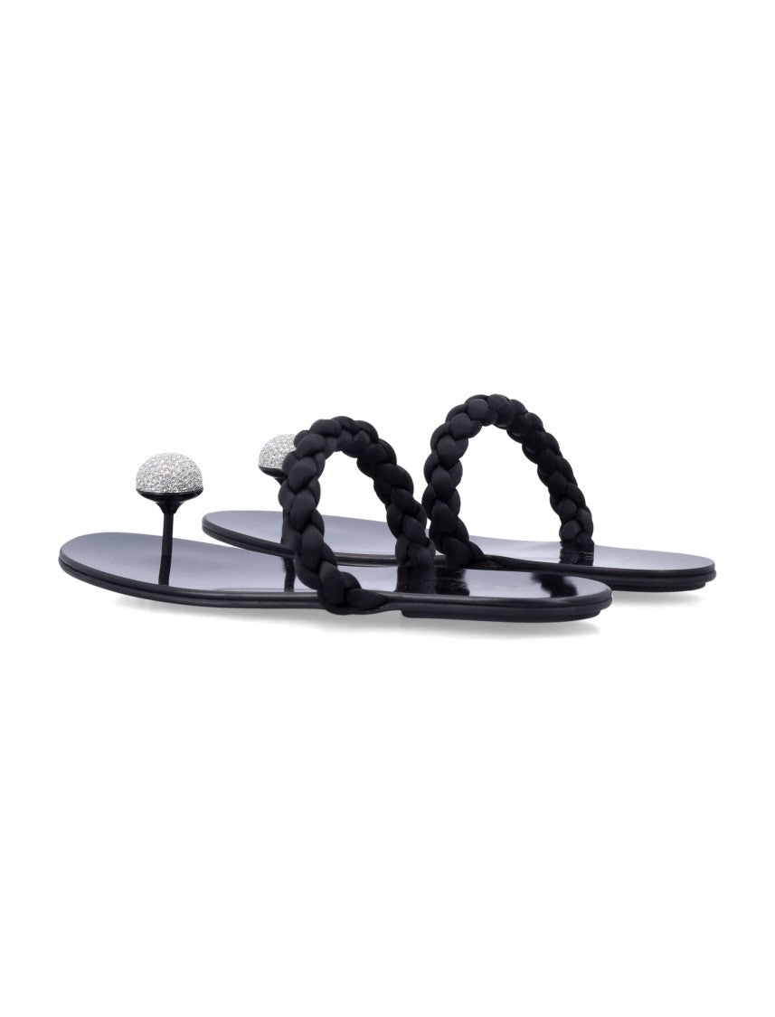 Pedro Garcia Black Pipa Sandals