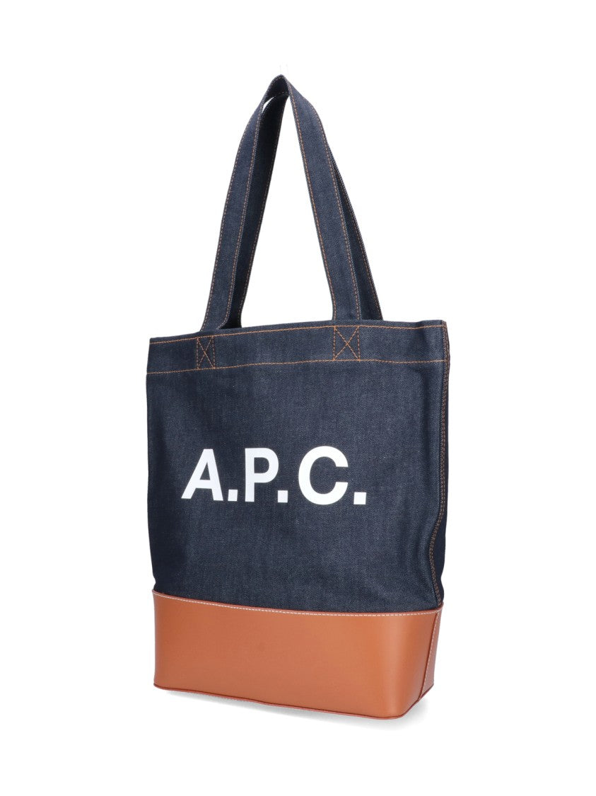 A.P.C. Axel Tote Bag – Blue