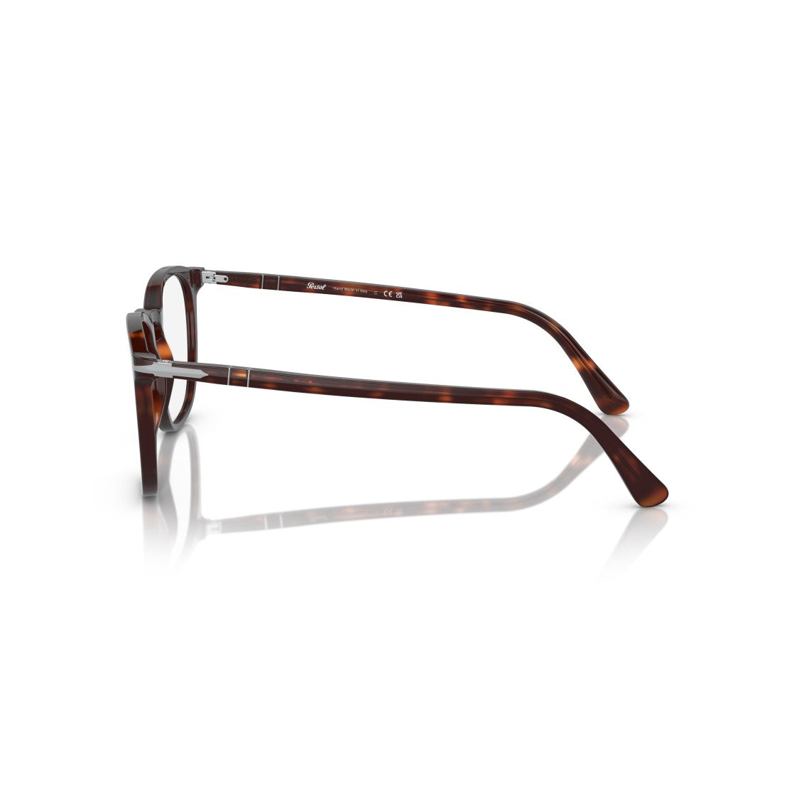 Persol 0Po3318v Tortoiseshell Acetate Eyeglasses With Keyhole Bridge
