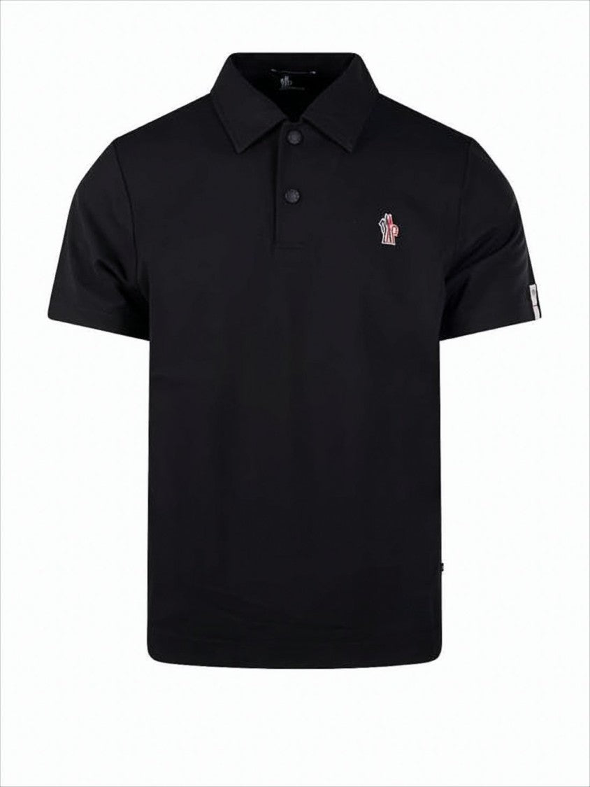 Moncler Short-Sleeved Polo Shirt With Classic Collar