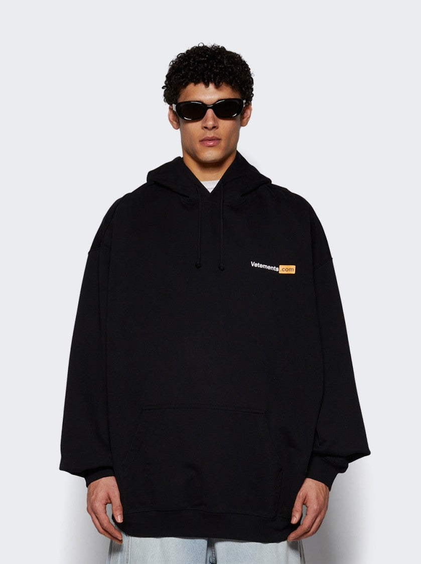 Vetements Vetements.Com Oversized Hoodie Black