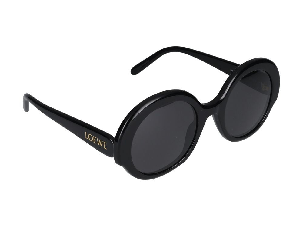 Loewe Black Rectangular Frame Sunglasses