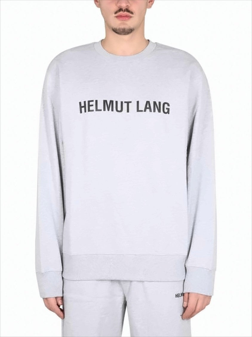 Helmut Lang Relaxed-Fit Long-Sleeve T-Shirt With Graphic Print