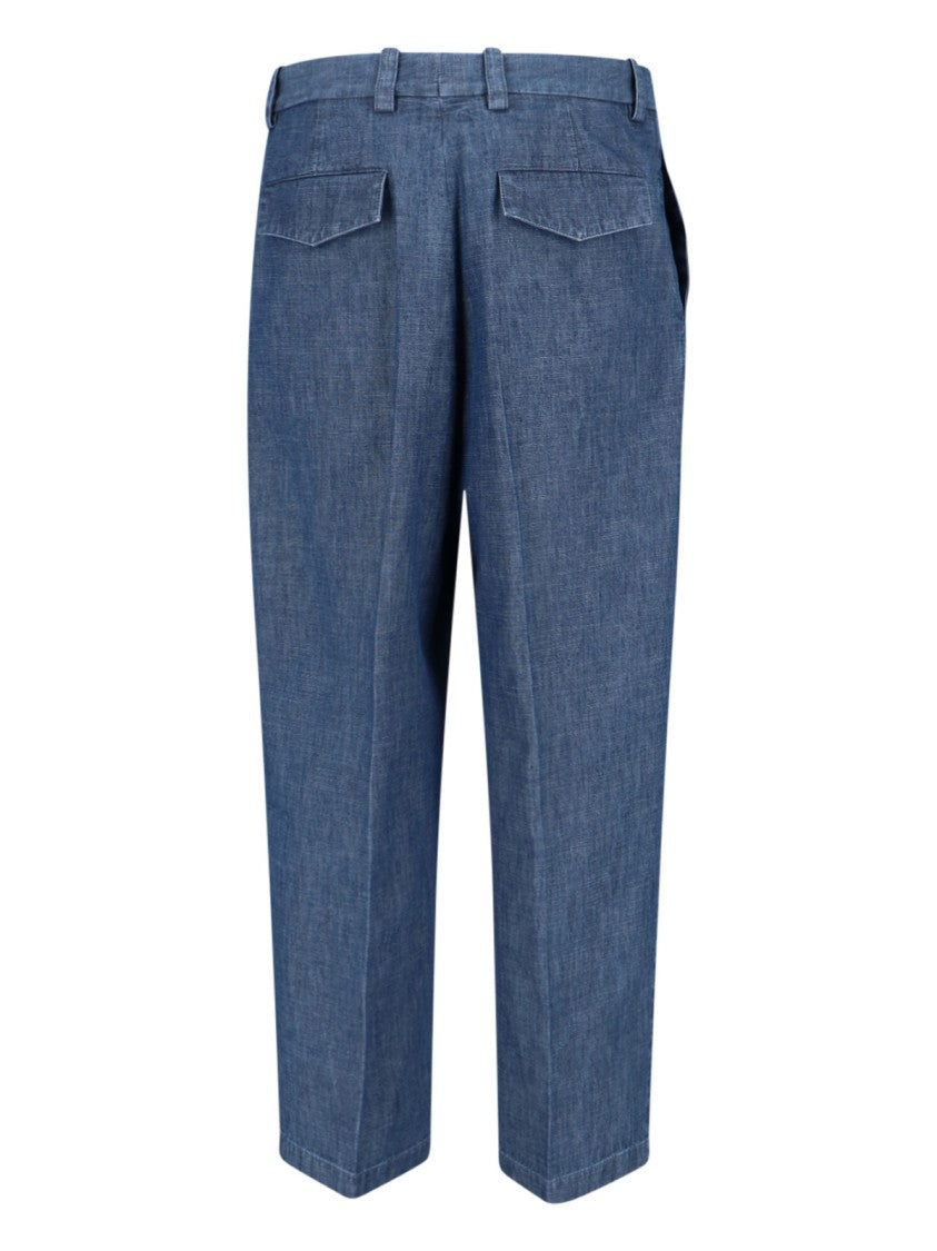Jil Sander Tailored Pants – Blue