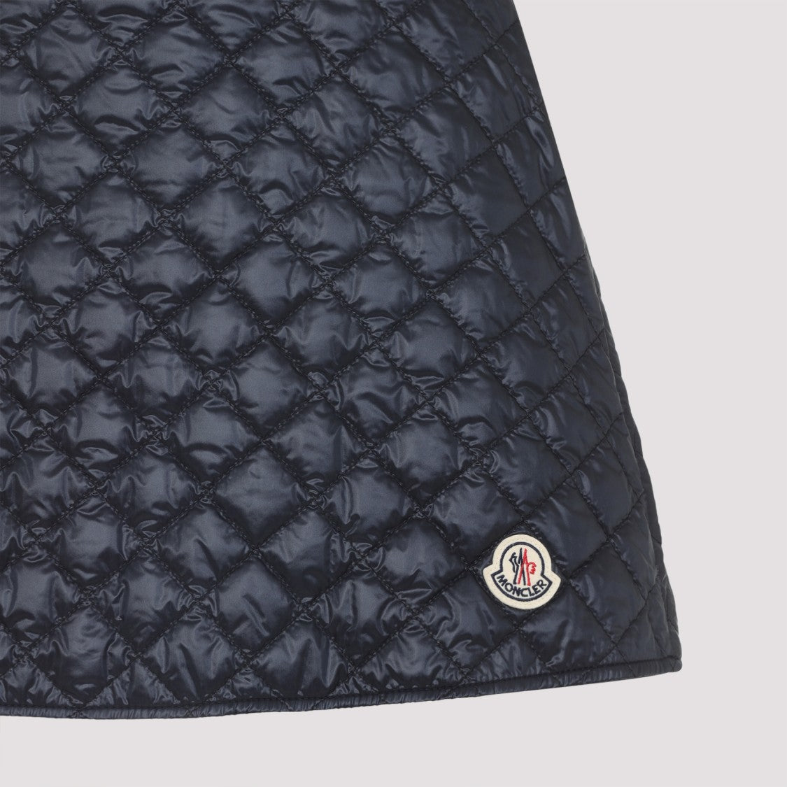 Moncler Quilted Black Skirt With Flared Silhouette
