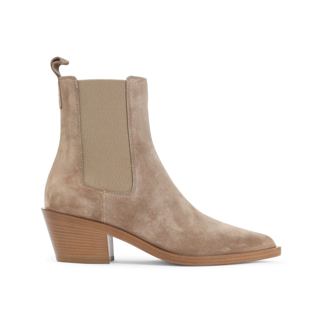 Gianvito Rossi Suede Leather Ankle Boots