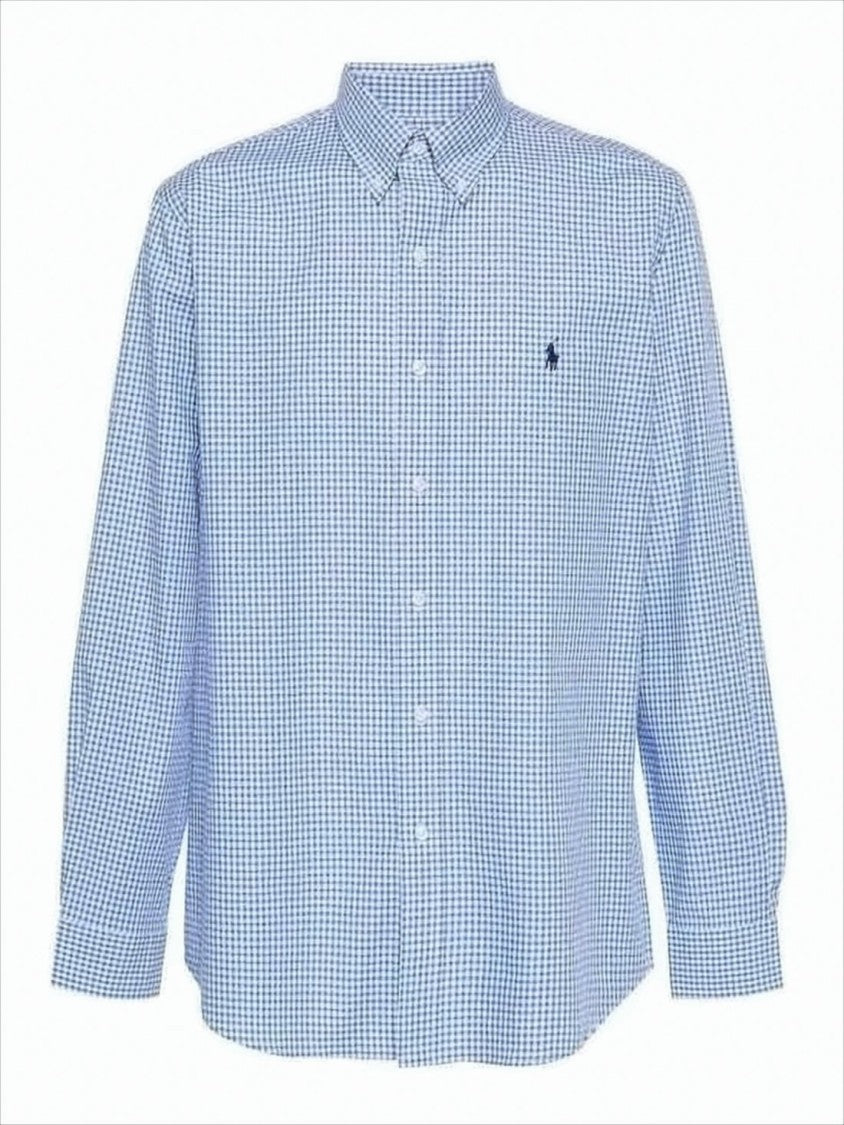 Polo Ralph Lauren Classic Checkered Long-Sleeve Shirt With Tailored Fit