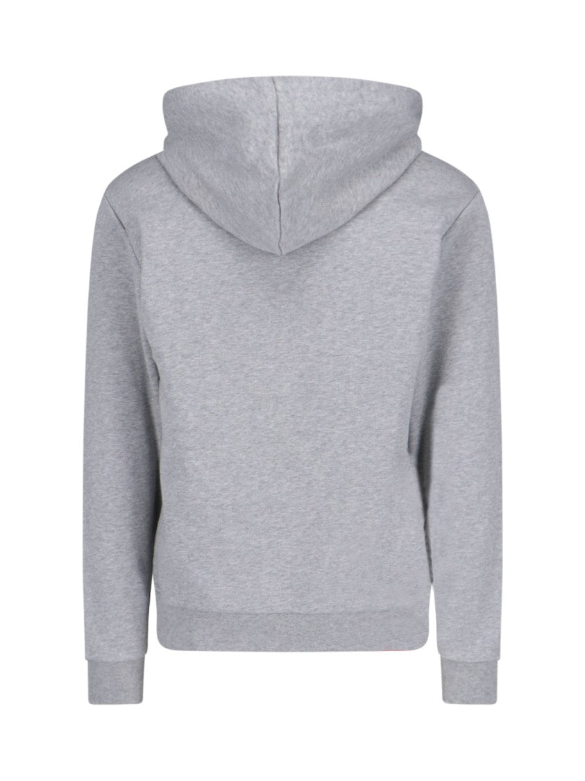 A.P.C. Logo Hoodie – Grey
