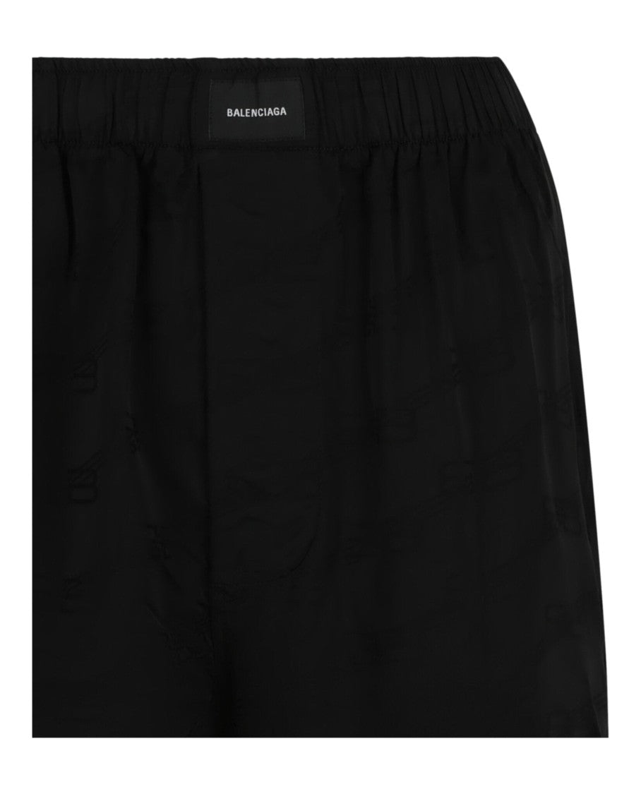 Balenciaga Bb Monogram Pajama Shorts