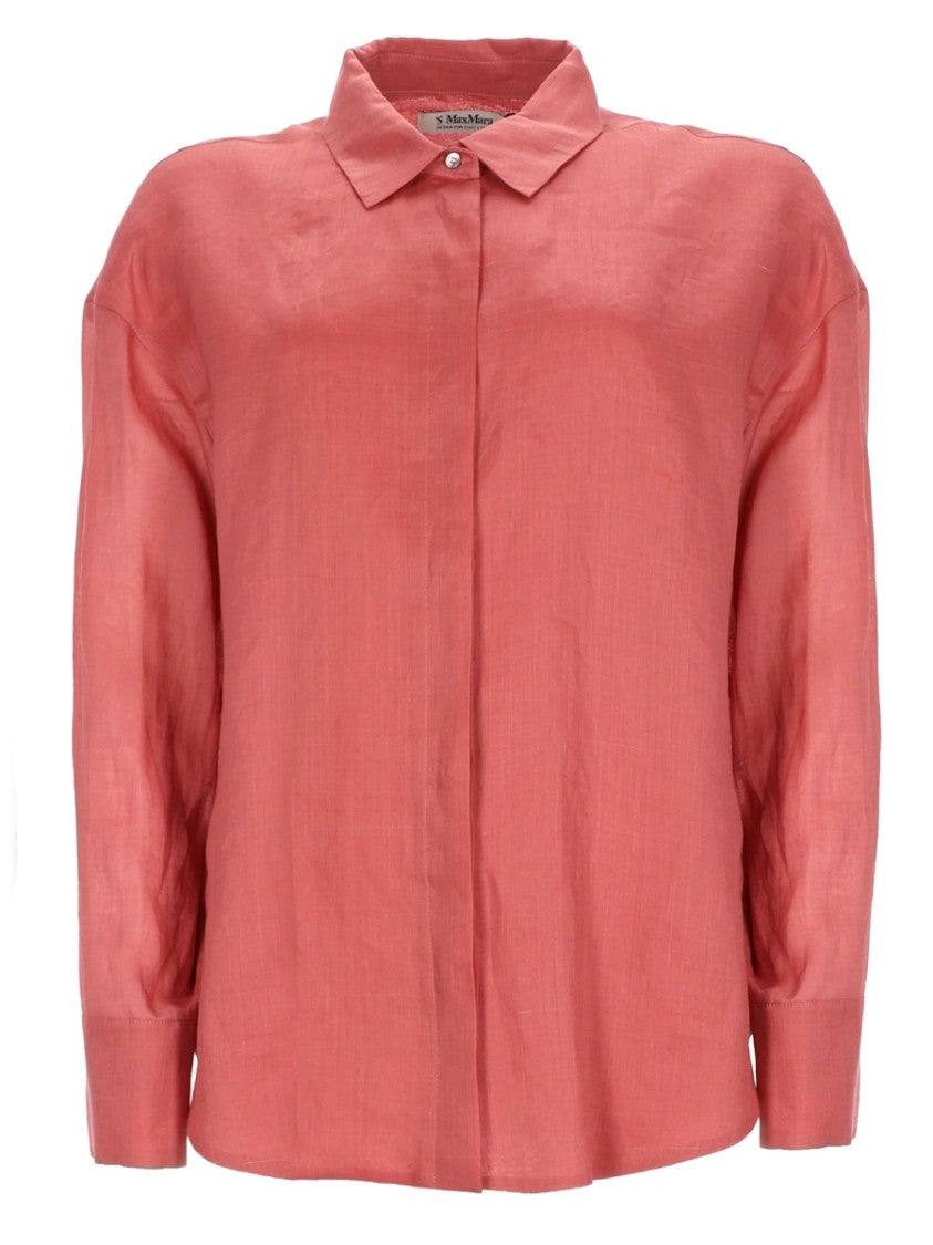 Max Mara Abbraccio Comfort Fit Ramie Shirt