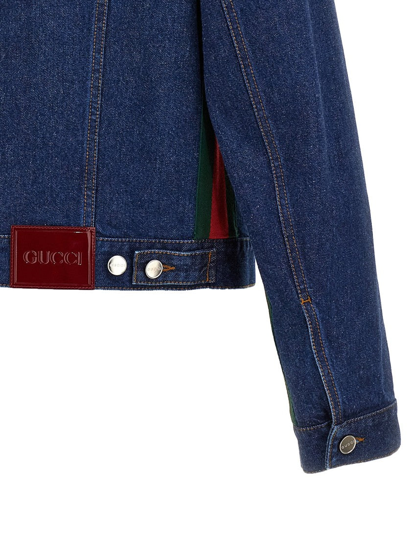 Gucci Blue Cotton Denim Jacket