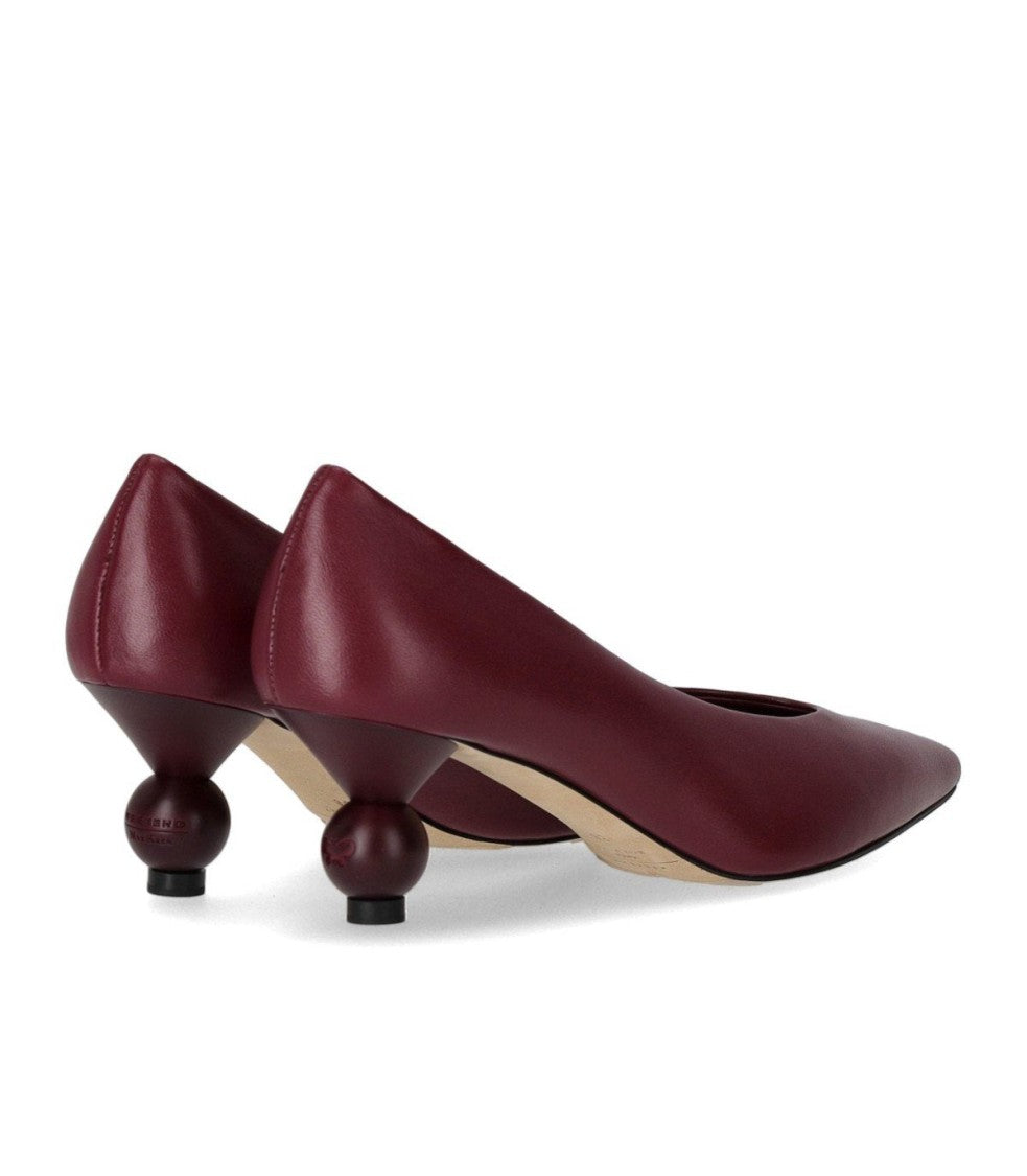 Max Mara Renza Burgundy Pump