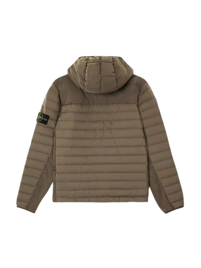Stone Island Quilted Padded Jacket With Hood