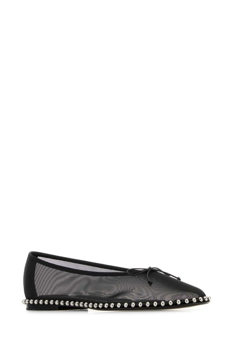 Alexander Wang Black Mesh Lina Ballerinas