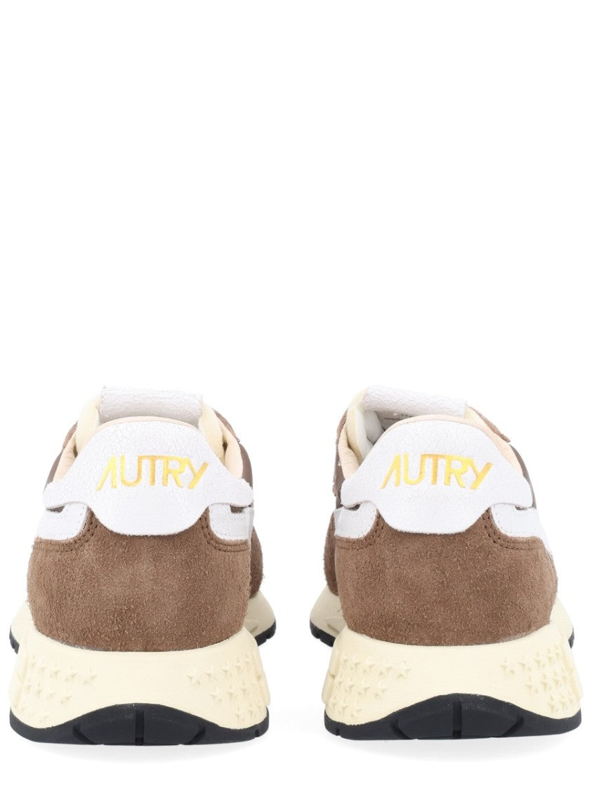Autry Reelwind Low Cow Leather Suede Nylon Sneakers