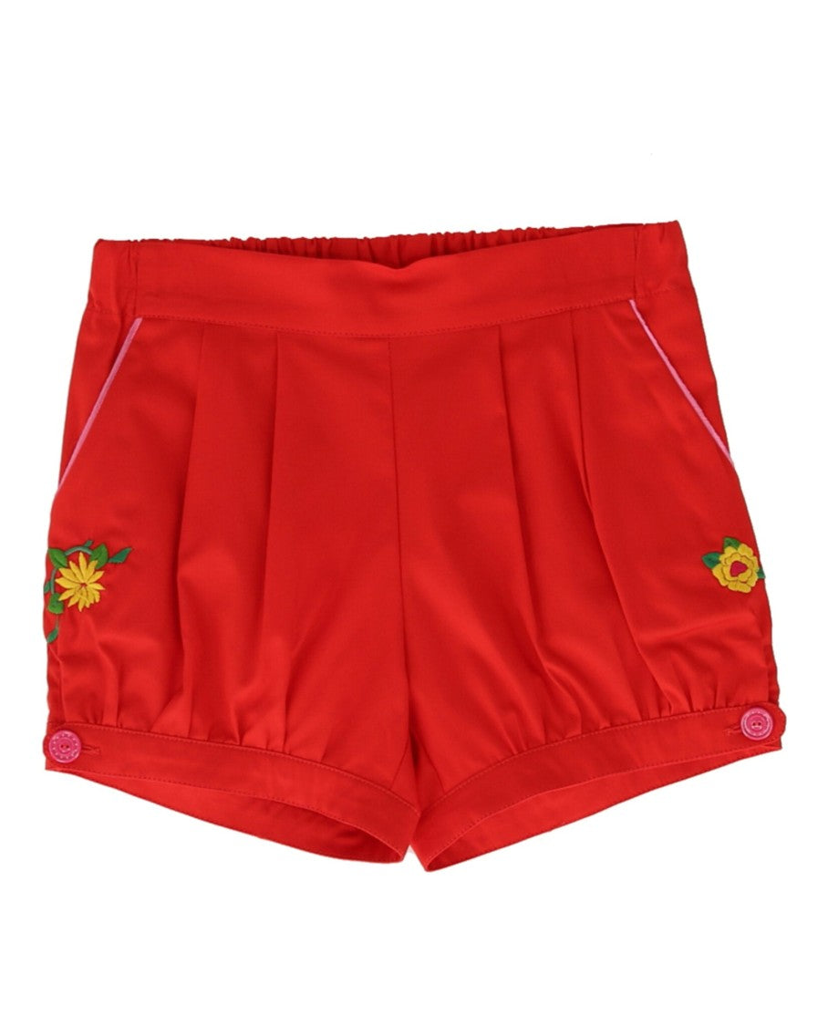 Gucci Floral Applique Shorts