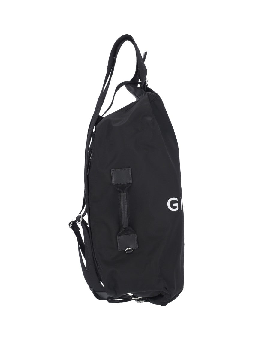 Givenchy "G-Zip" Logo Backpack Black