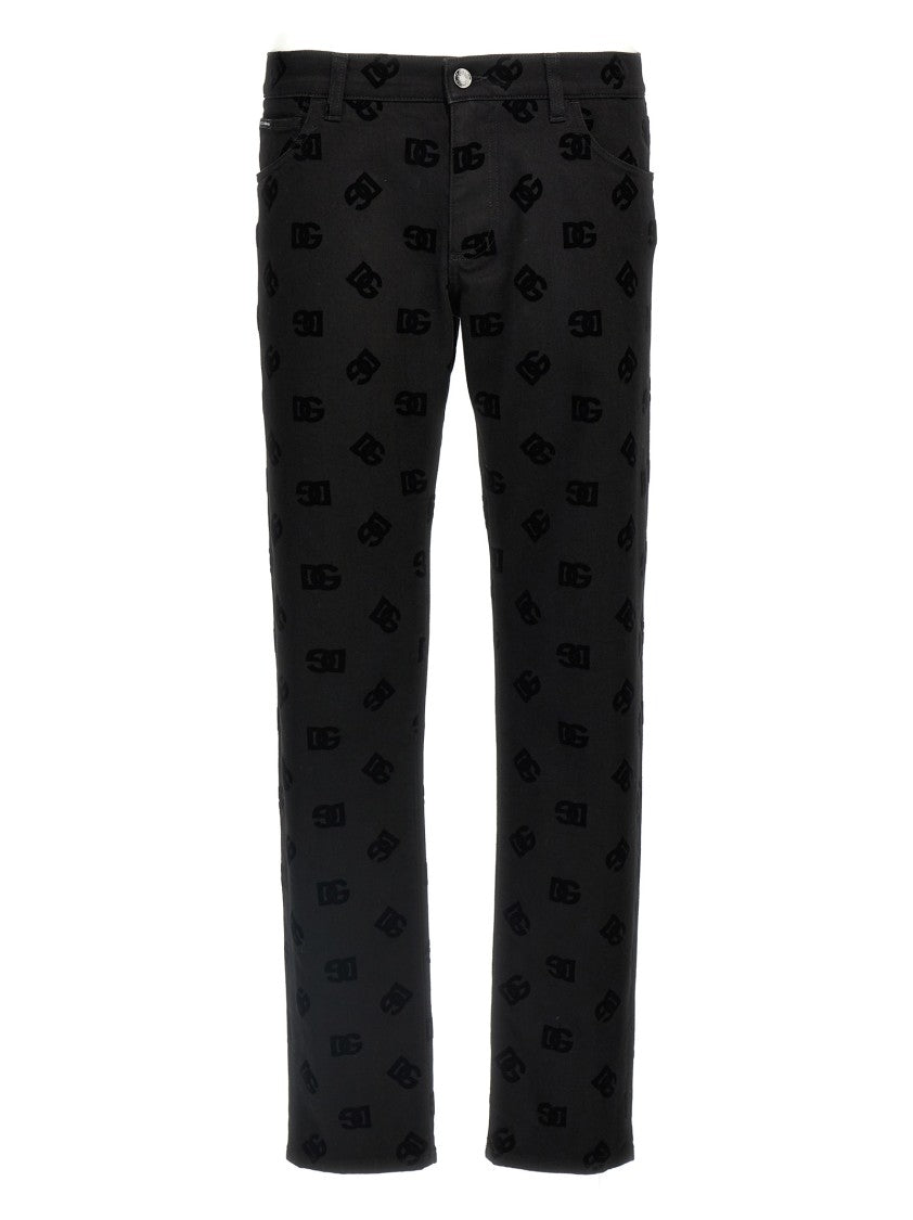 Dolce & Gabbana Stretch Black Denim Jeans