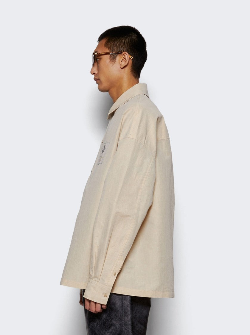 Jacquemus La Chemise Atelier Halter Off White