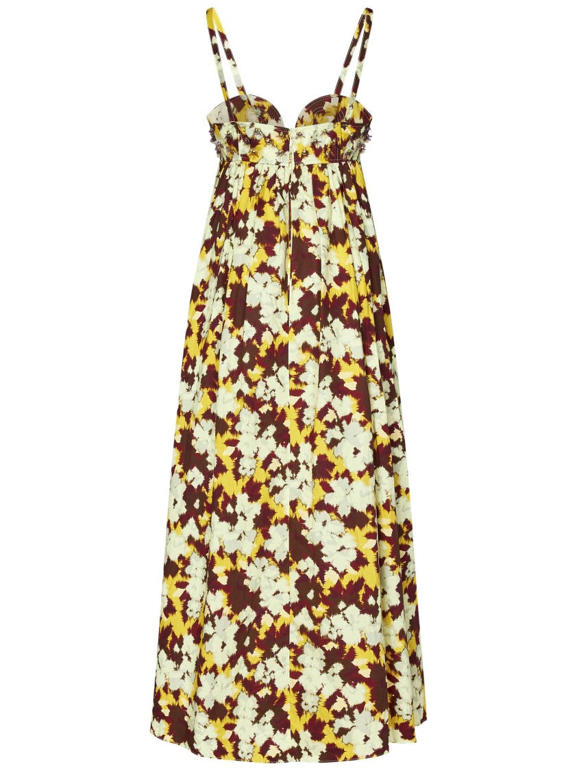 Ulla Johnson Floral Print Midi Dress