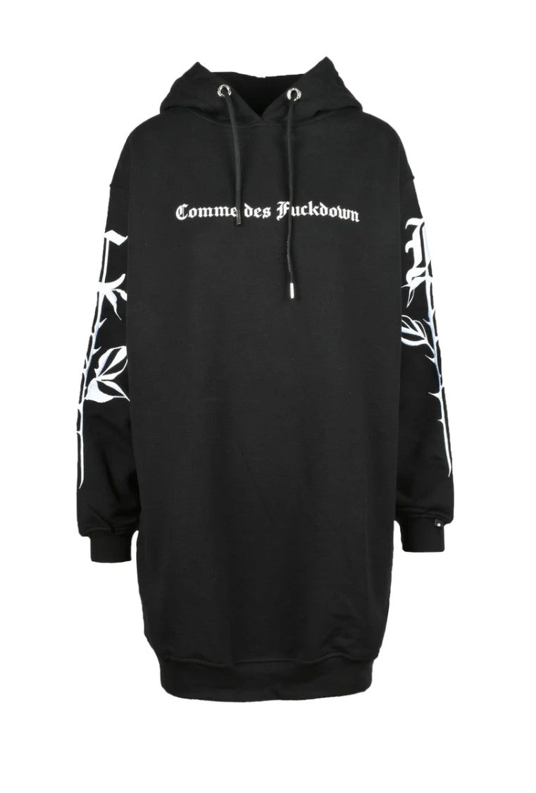 Comme Des Fuckdown* Black Cotton Sweatshirt