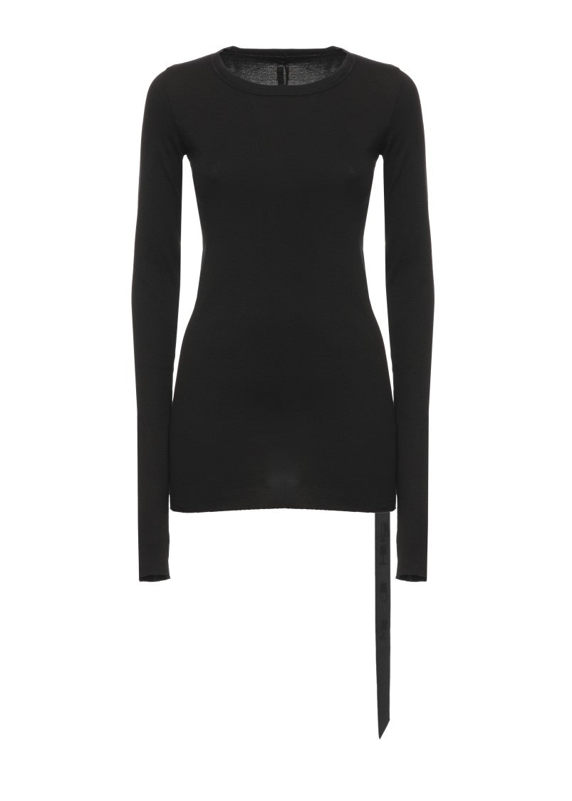 Drkshdw Fitted Cotton Jersey Top With Iconic Lace Detail