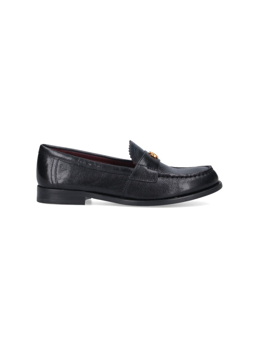 Tory Burch Perry Charm Moccasins – Black