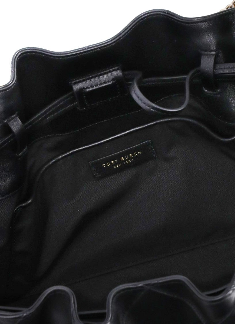 Tory Burch Black Quilted Leather Chain Detail Shoulder Bag