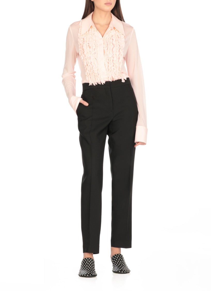 Jil Sander Silk Blend Tailor Trousers