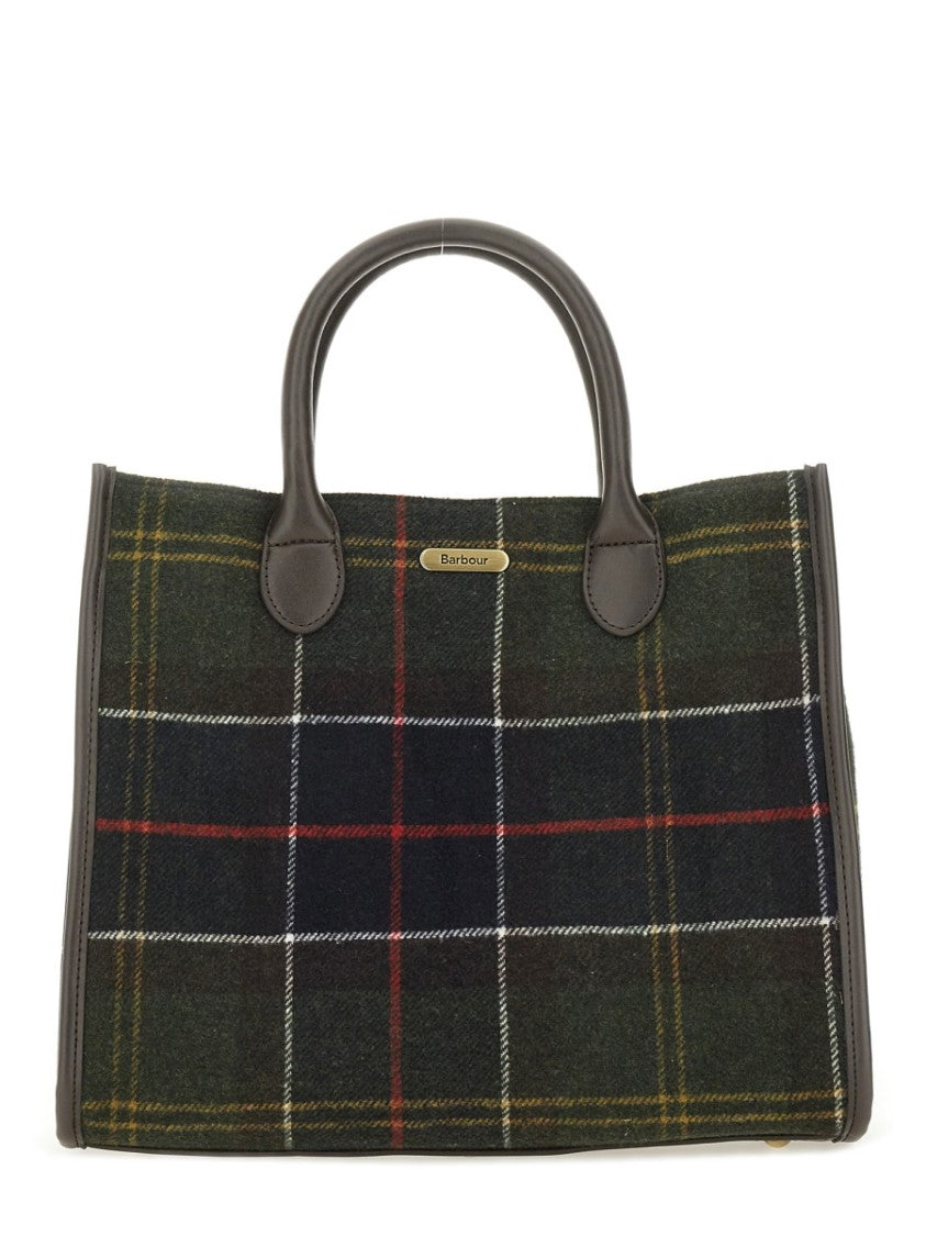 Barbour Tartan "Barrhill" Tote Bag
