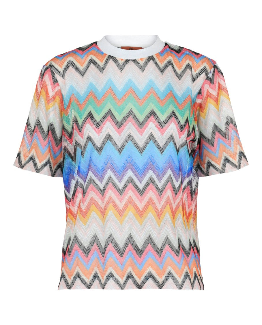 M Missoni Zig Zag Short Sleeve Shirt