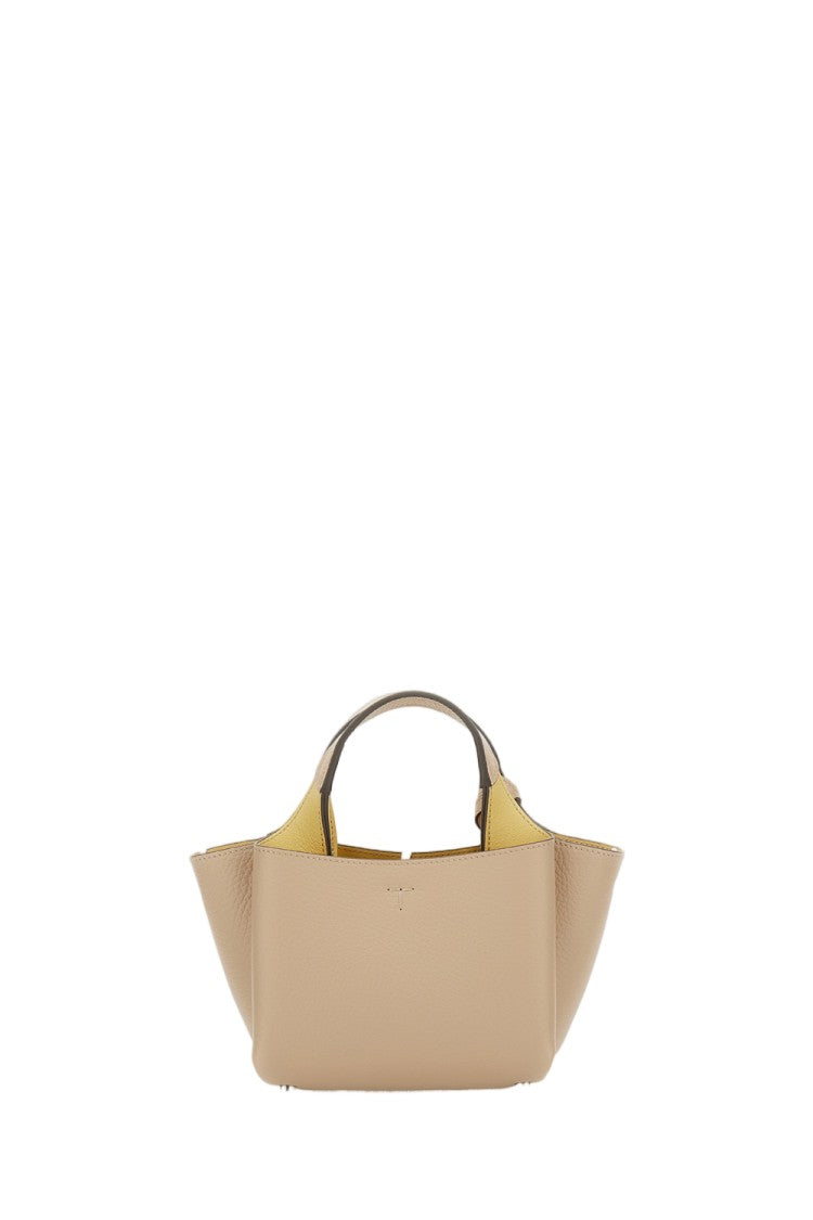 Tod's Structured Timeless T Leather Mini Shoulder Bag