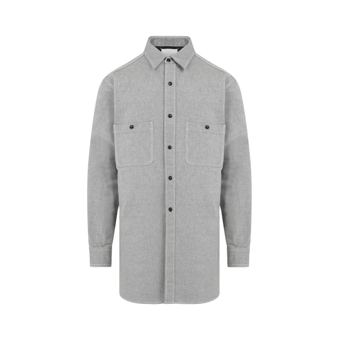 Maison Margiela Caviar Grey Cotton Shirt