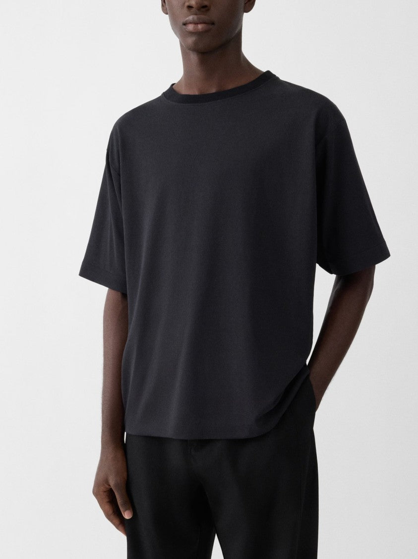 Jacquemus Relaxed Fit Cotton Crewneck T-Shirt With Logo Detail
