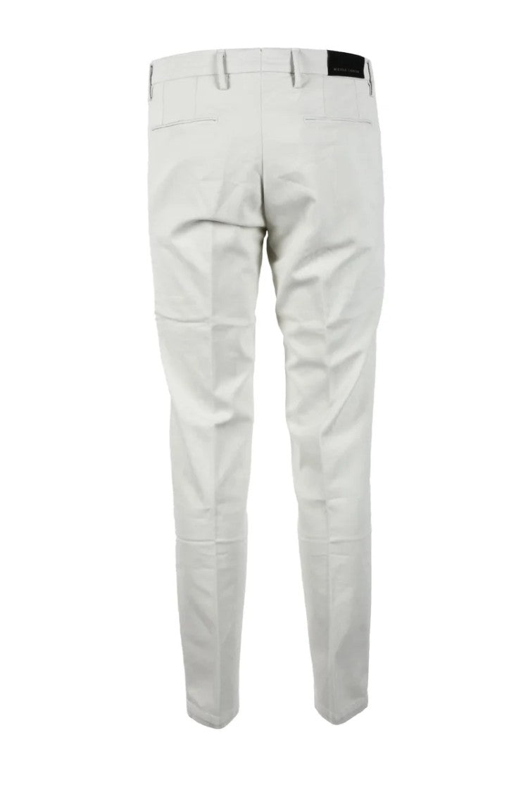 Michele Carbone Cotton Stretch Trousers - White