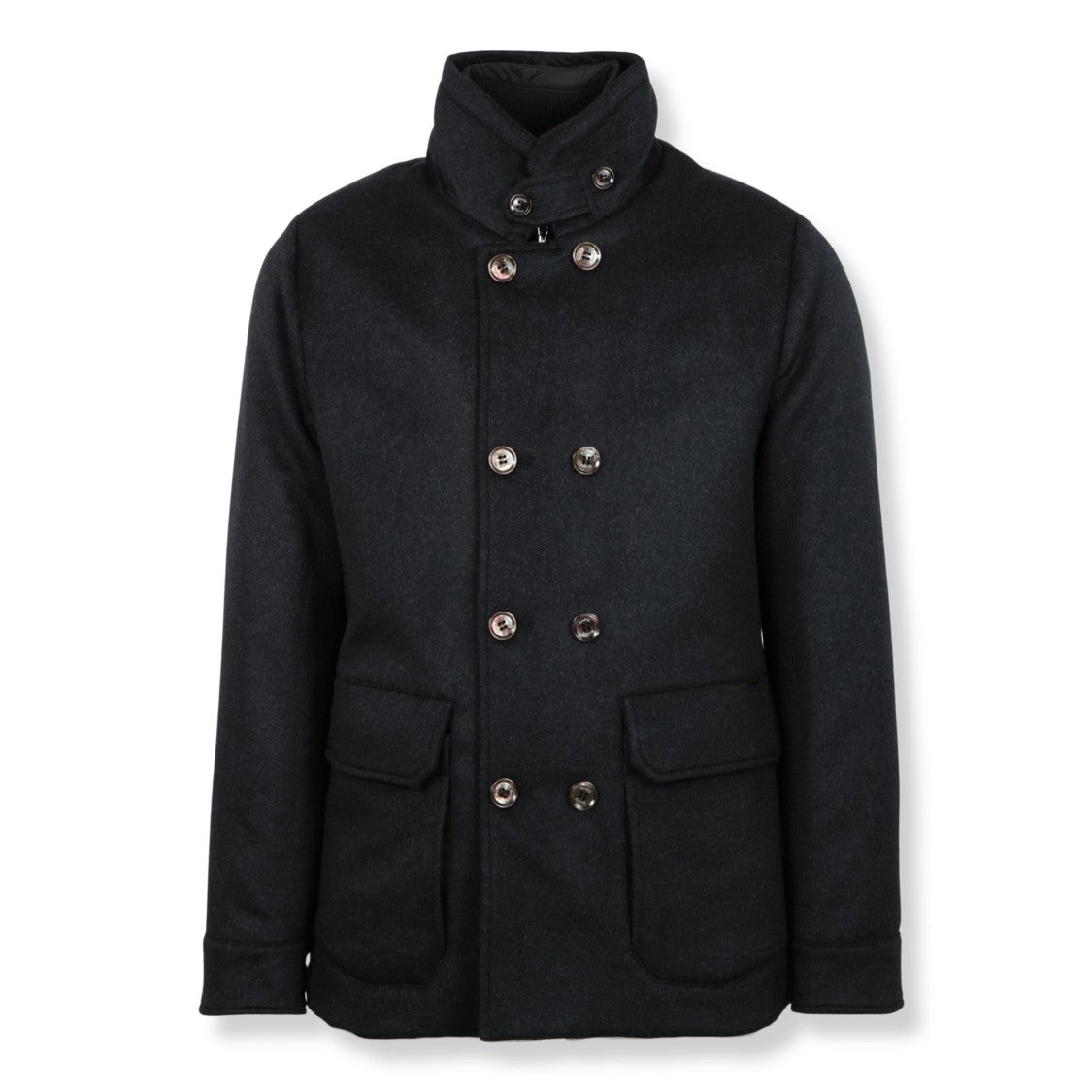 Moorer Structured Men's Jacket With High Collar