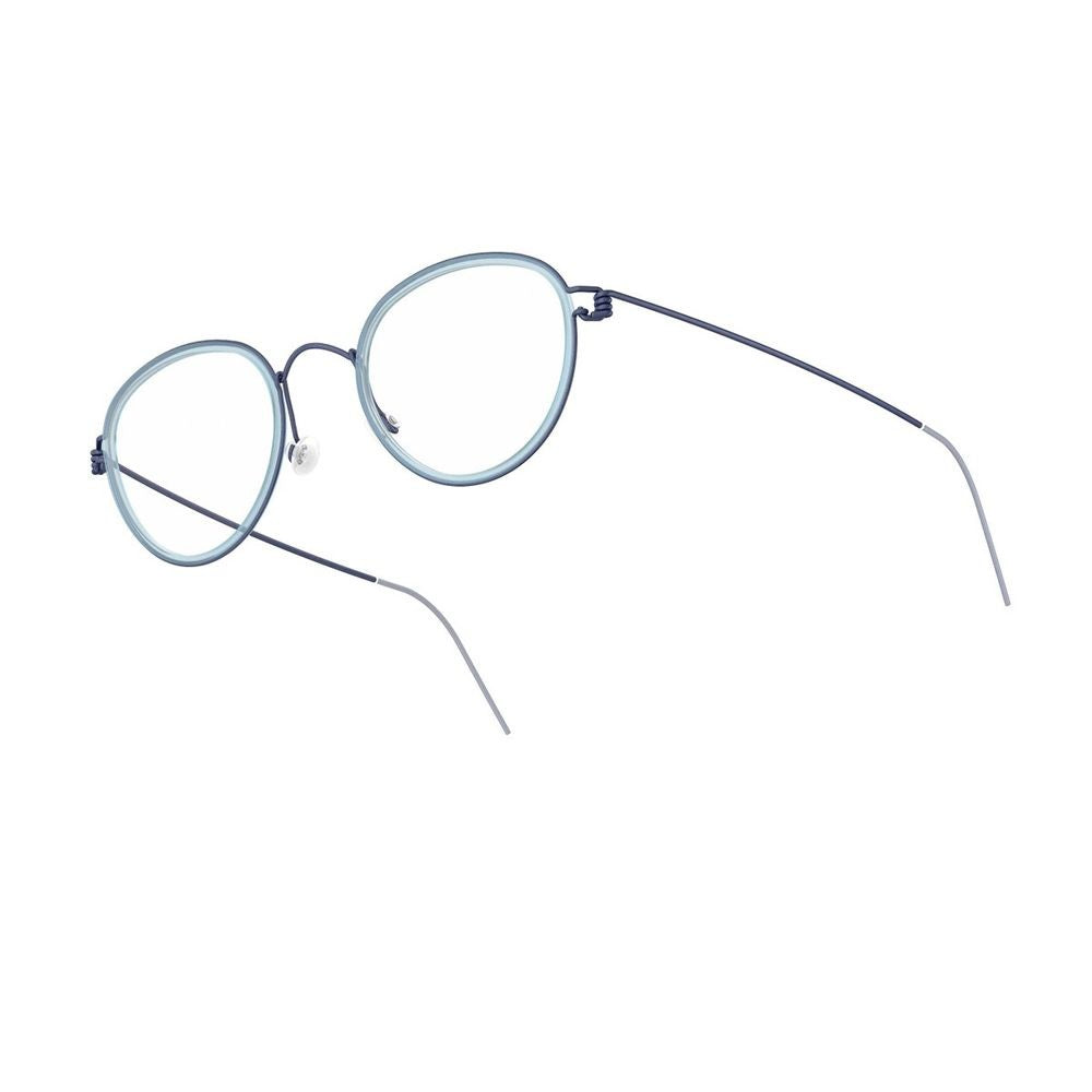 Lindberg Lindberg Kid Teen Air Rim Jackie U13/U13/U13/K114m Blu Matte Phantos-Shaped Lindberg Kid Teen Air Rim Jackie Eyewear