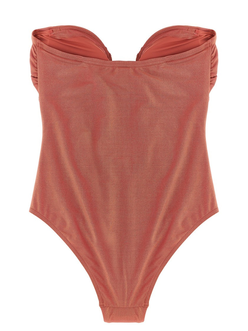 Zimmermann Rhiannon Deep Plunge' One-Piece Swimsuit