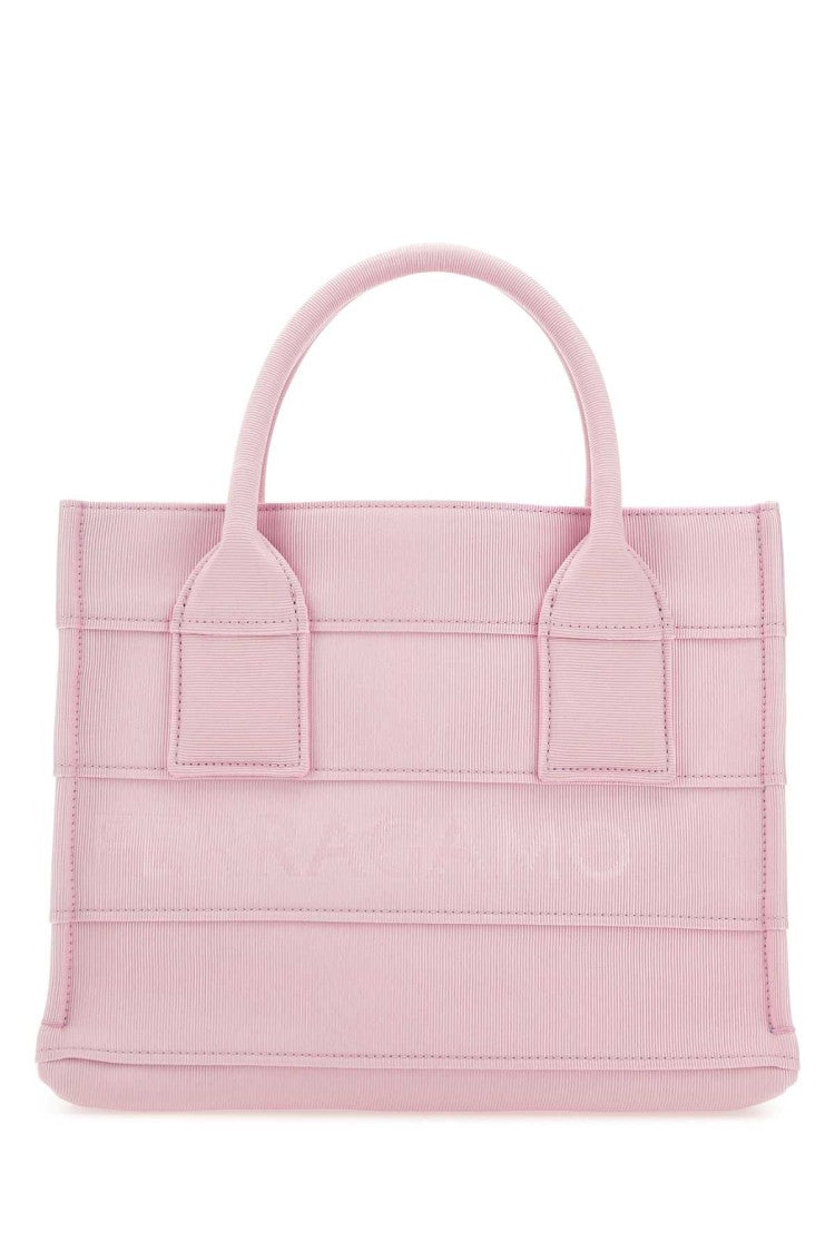 Salvatore Ferragamo Pink Fabric Beach S Handbag