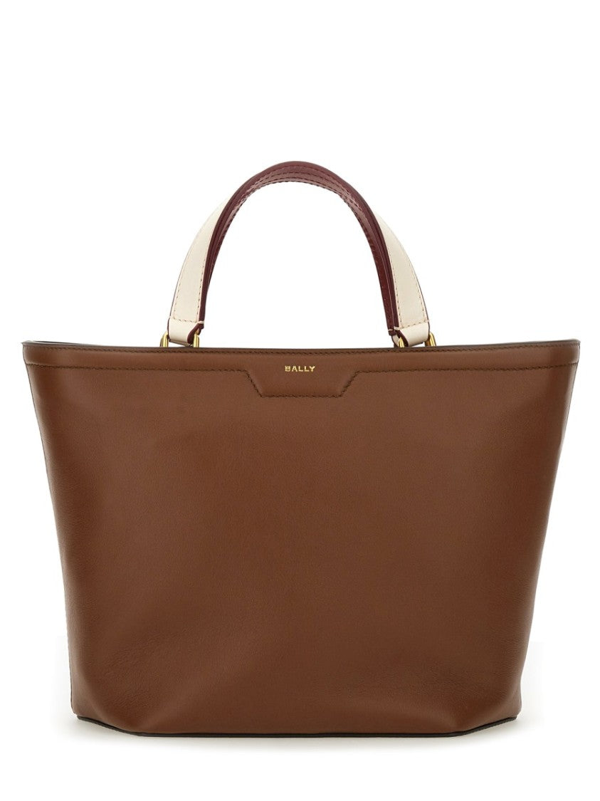 Bally Structured Calfskin Shoulder Bag