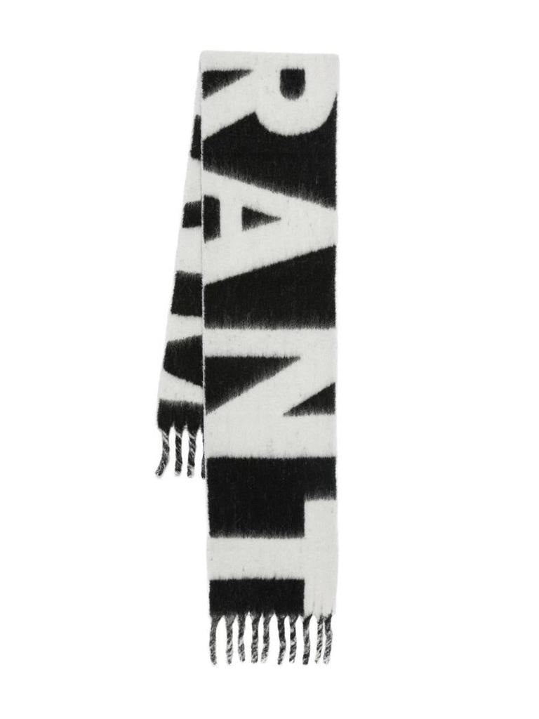 Isabel Marant Long Rectangular Scarf With Bold Graphic Design