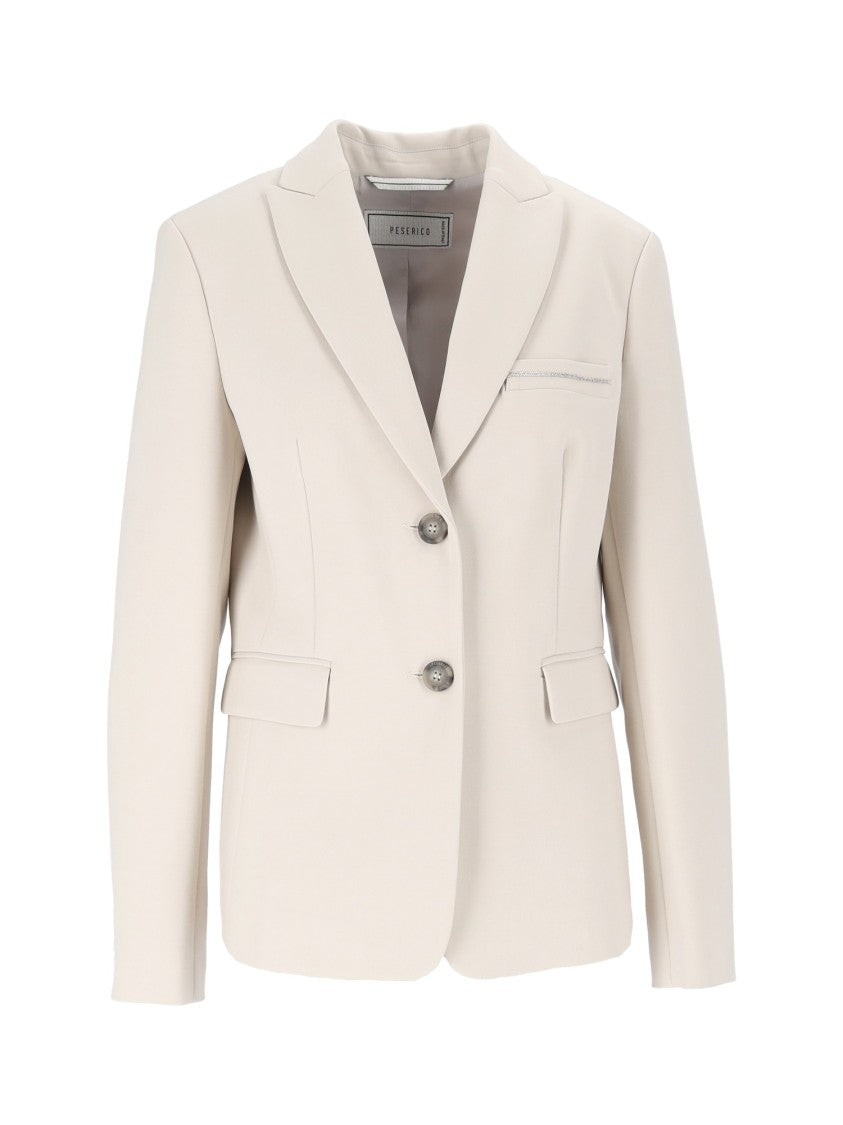 Peserico Tailored Flap Pocket Blazer